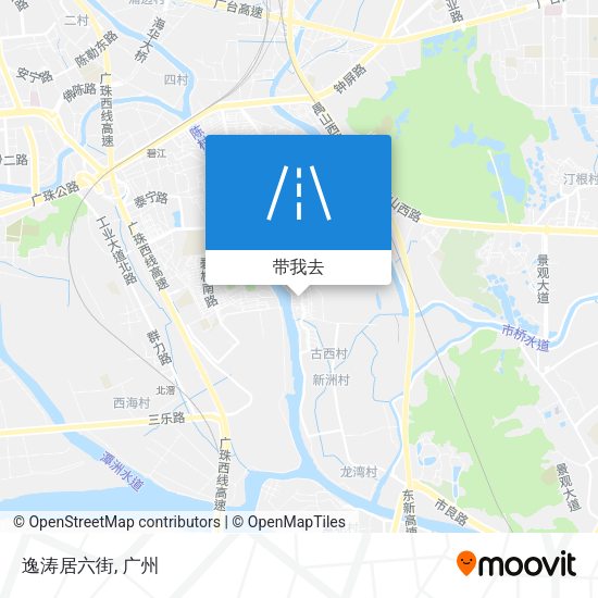 逸涛居六街地图