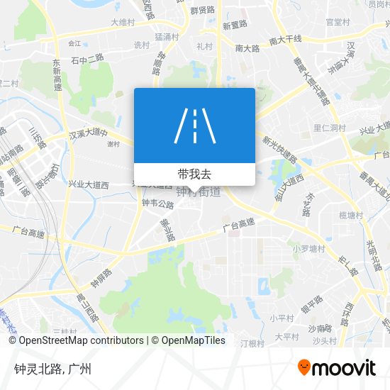钟灵北路地图