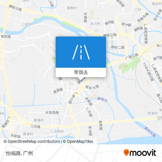 怡福路地图