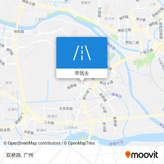 双桥路地图