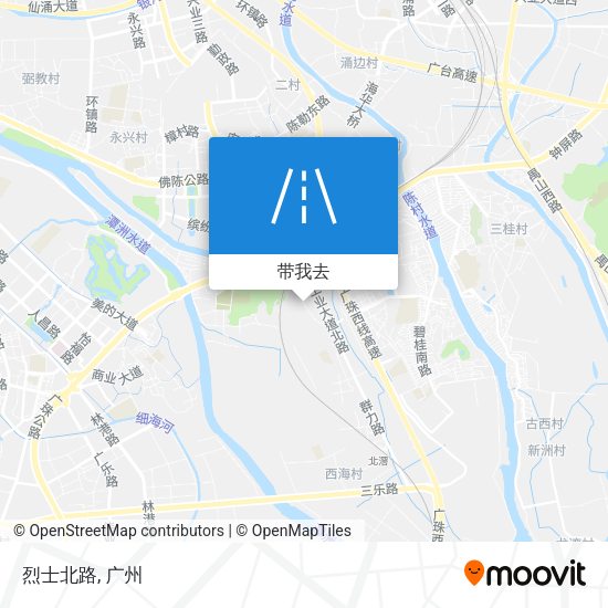 烈士北路地图