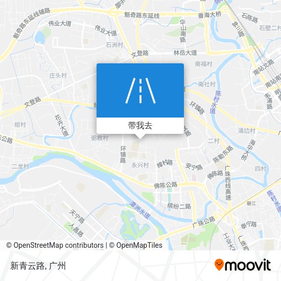 新青云路地图