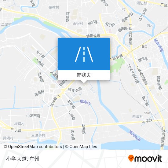 小学大道地图