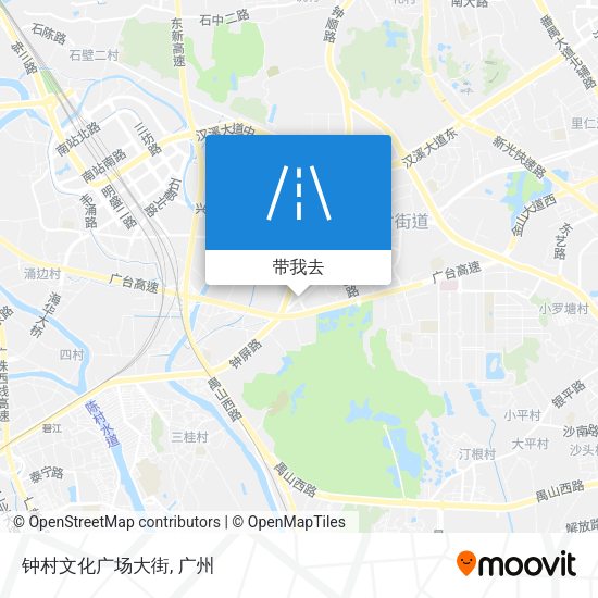 钟村文化广场大街地图