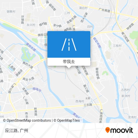 应江路地图