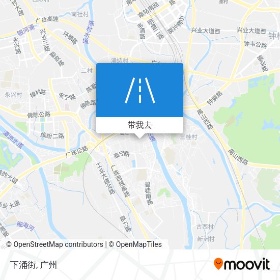 下涌街地图