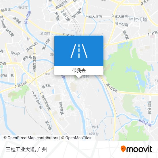 三桂工业大道地图