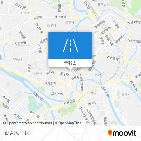 朝东路地图