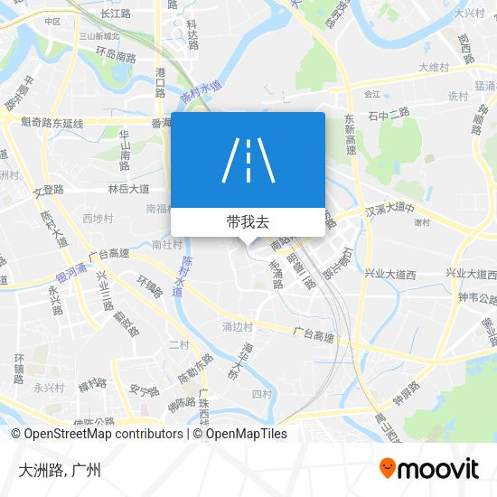 大洲路地图