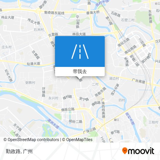 勤政路地图