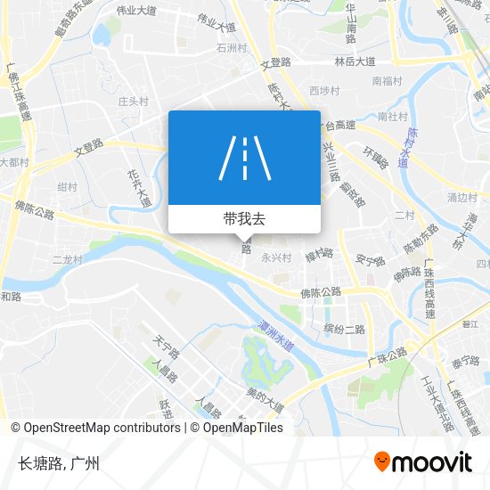 长塘路地图