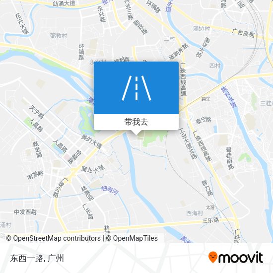 东西一路地图