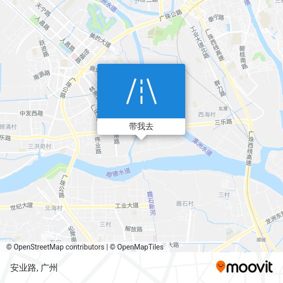 安业路地图