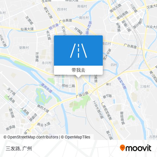 三发路地图