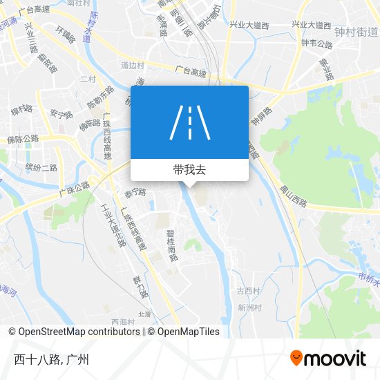 西十八路地图