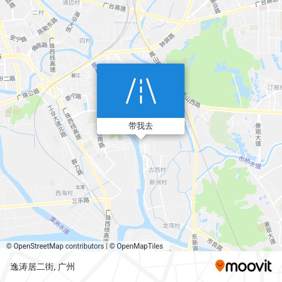 逸涛居二街地图