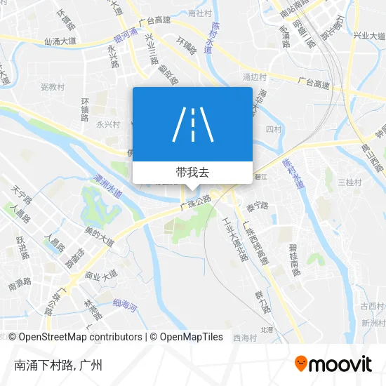 南涌下村路地图