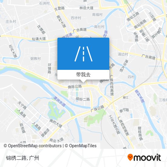 锦绣二路地图