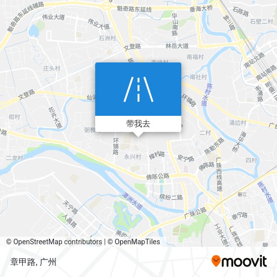 章甲路地图