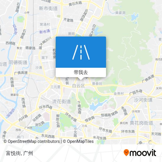 富悦街地图