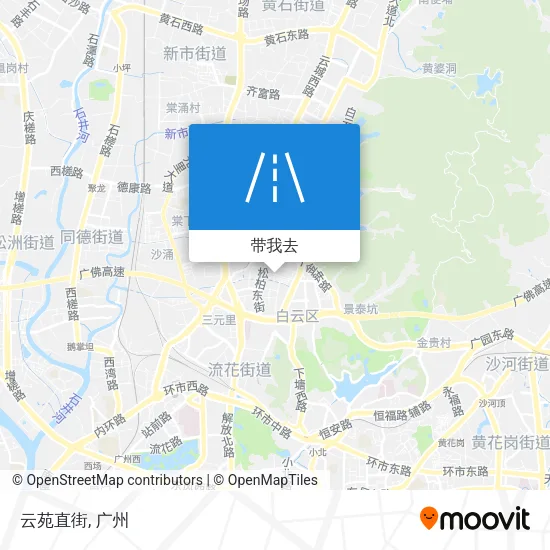云苑直街地图