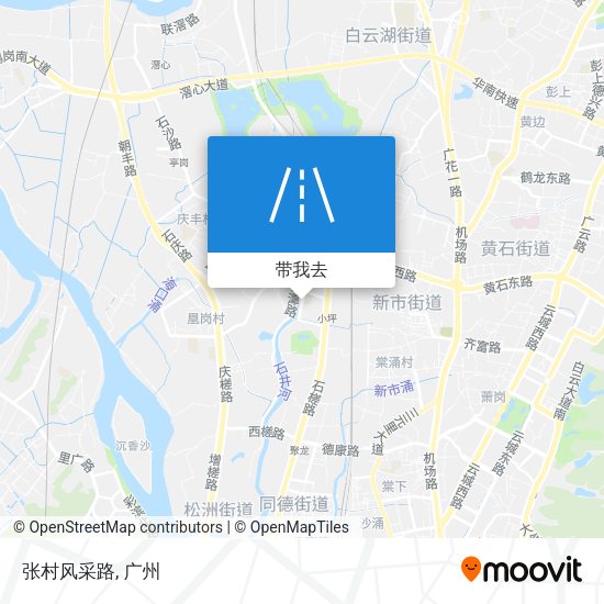 张村风采路地图