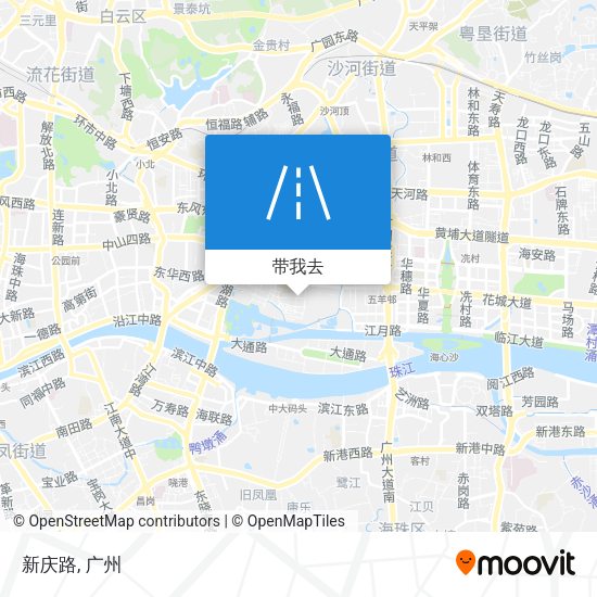 新庆路地图