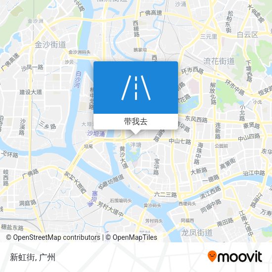 新虹街地图