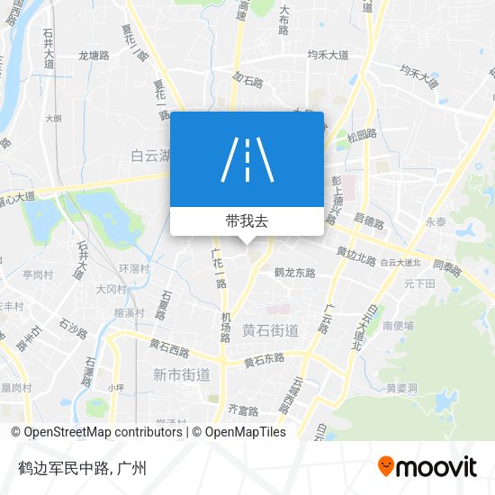 鹤边军民中路地图