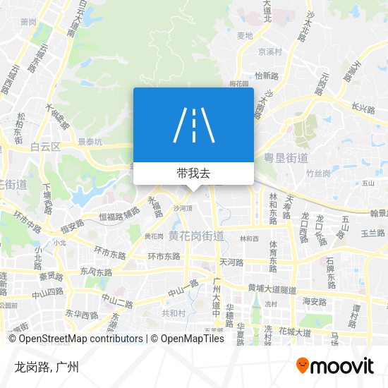 龙岗路地图