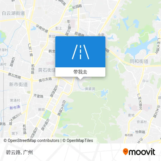 碧云路地图