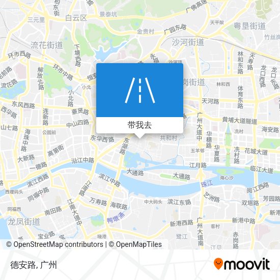 德安路地图