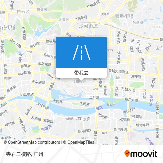 寺右二横路地图