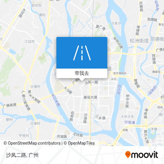 沙凤二路地图