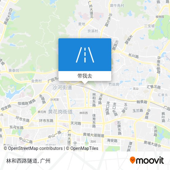 林和西路隧道地图