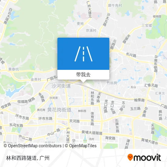 林和西路隧道地图