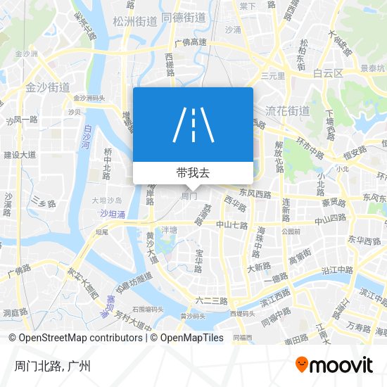 周门北路地图