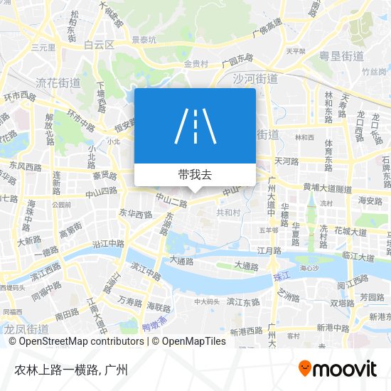 农林上路一横路地图