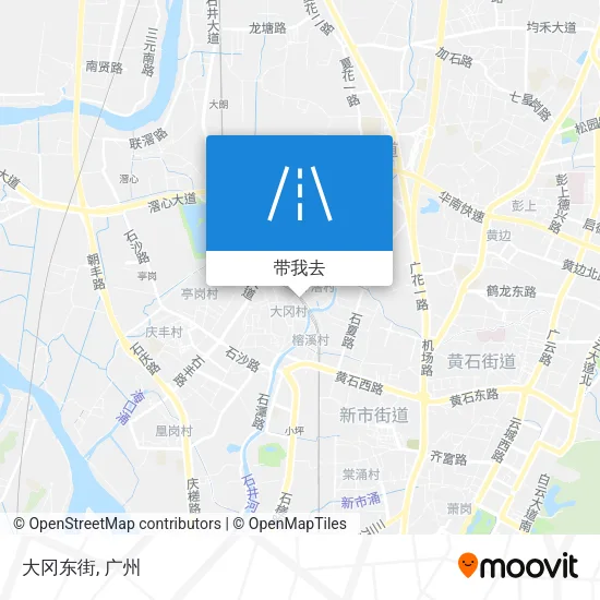大冈东街地图