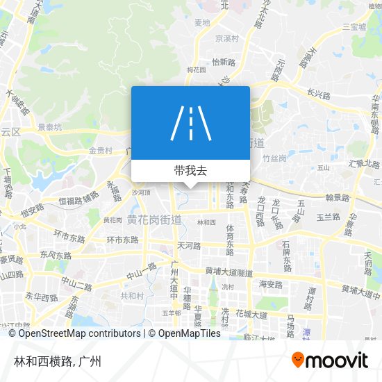 林和西横路地图