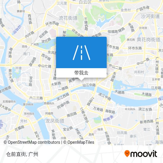 仓前直街地图