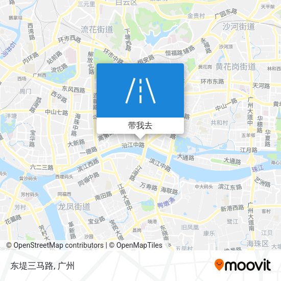 东堤三马路地图