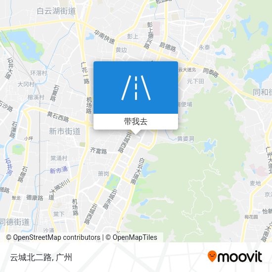 云城北二路地图