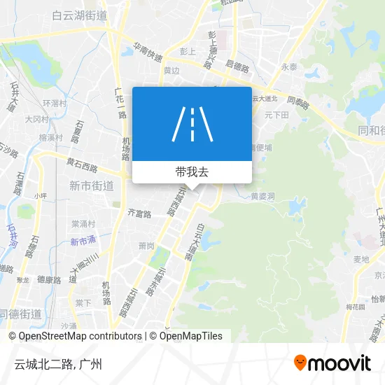 云城北二路地图