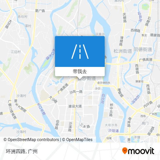 环洲四路地图