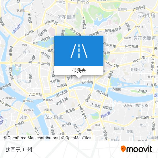 接官亭地图
