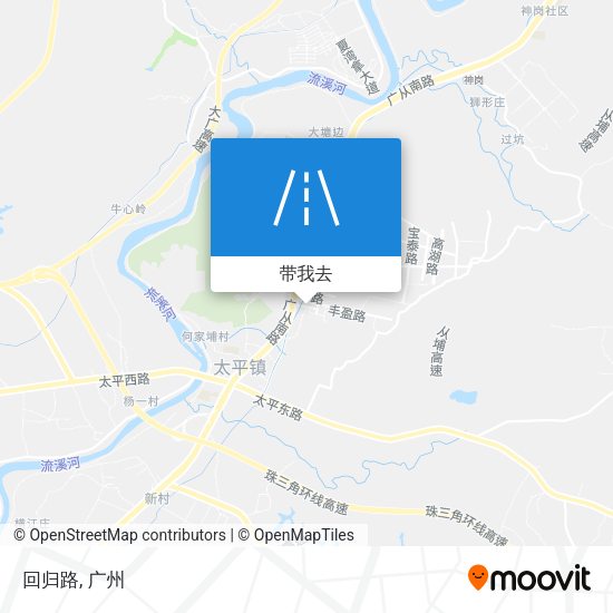 回归路地图