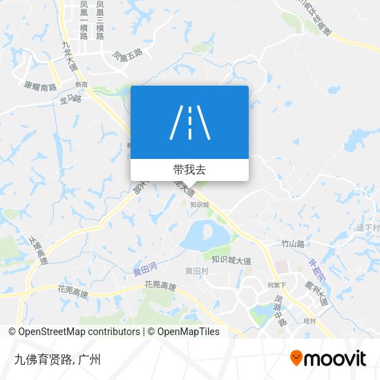 九佛育贤路地图