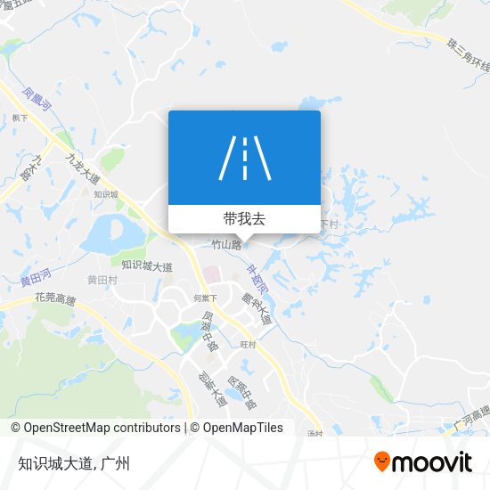 知识城大道地图
