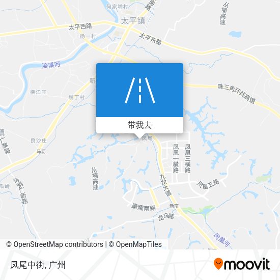 凤尾中街地图